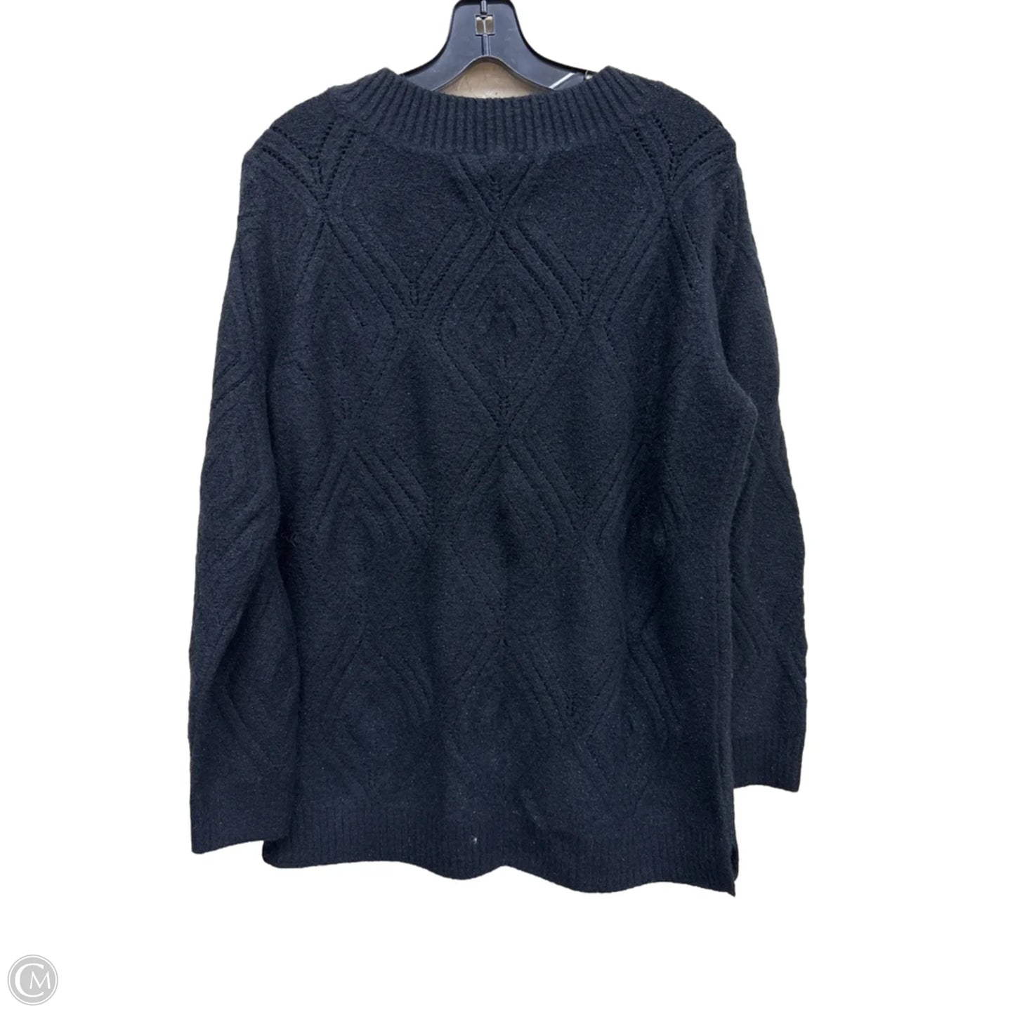 Sweater By Talbots In Black, Size: L