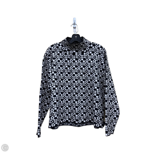 Sweater By Maeve In Black & White, Size: M