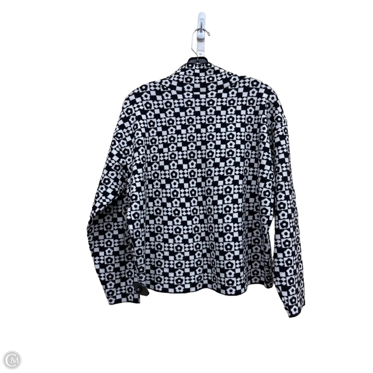 Sweater By Maeve In Black & White, Size: M