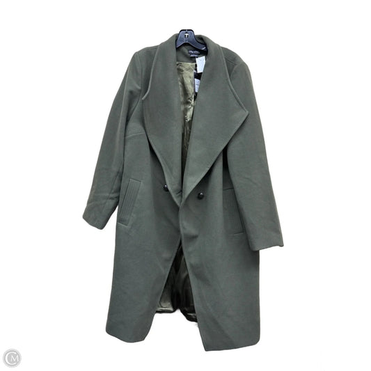 Coat Trench Coat By City Chic In Green, Size: L