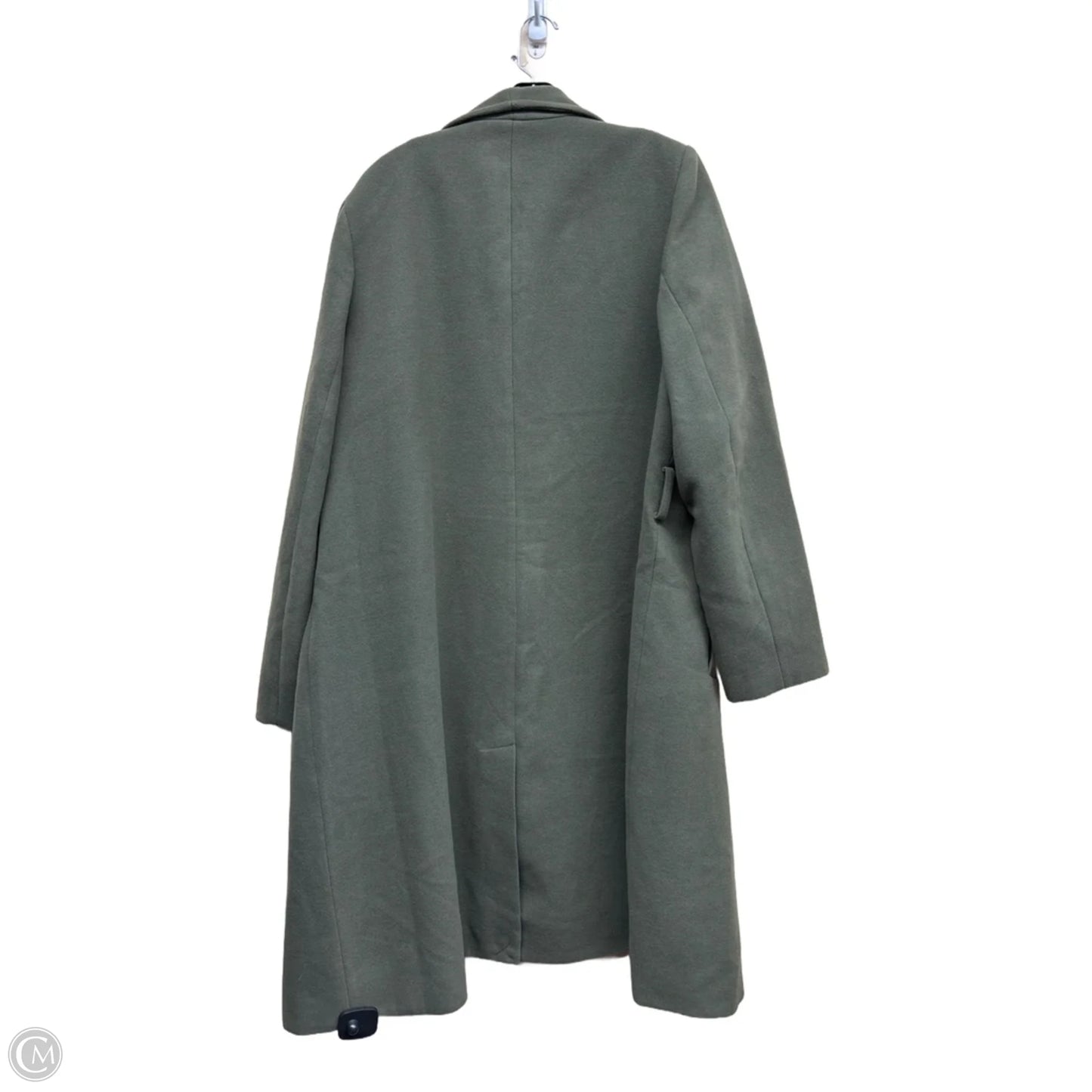 Coat Trench Coat By City Chic In Green, Size: L