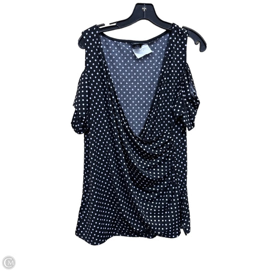 Top Short Sleeve By Torrid In Polkadot Pattern, Size: 2x
