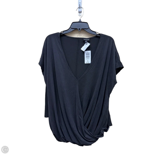 Top Short Sleeve By Torrid In Black, Size: 2x