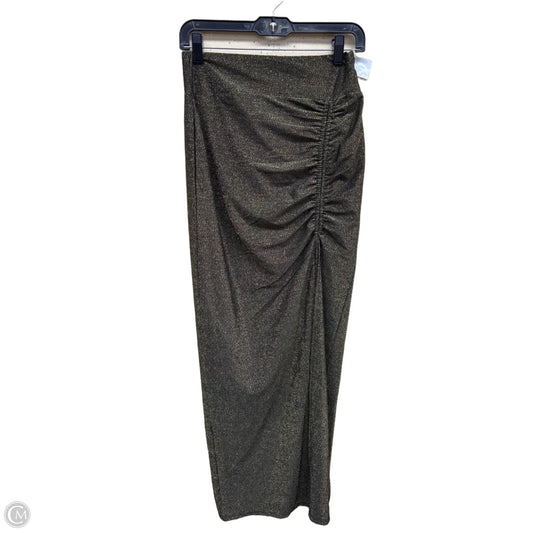 Skirt Maxi By Clothes Mentor In Gold, Size: M