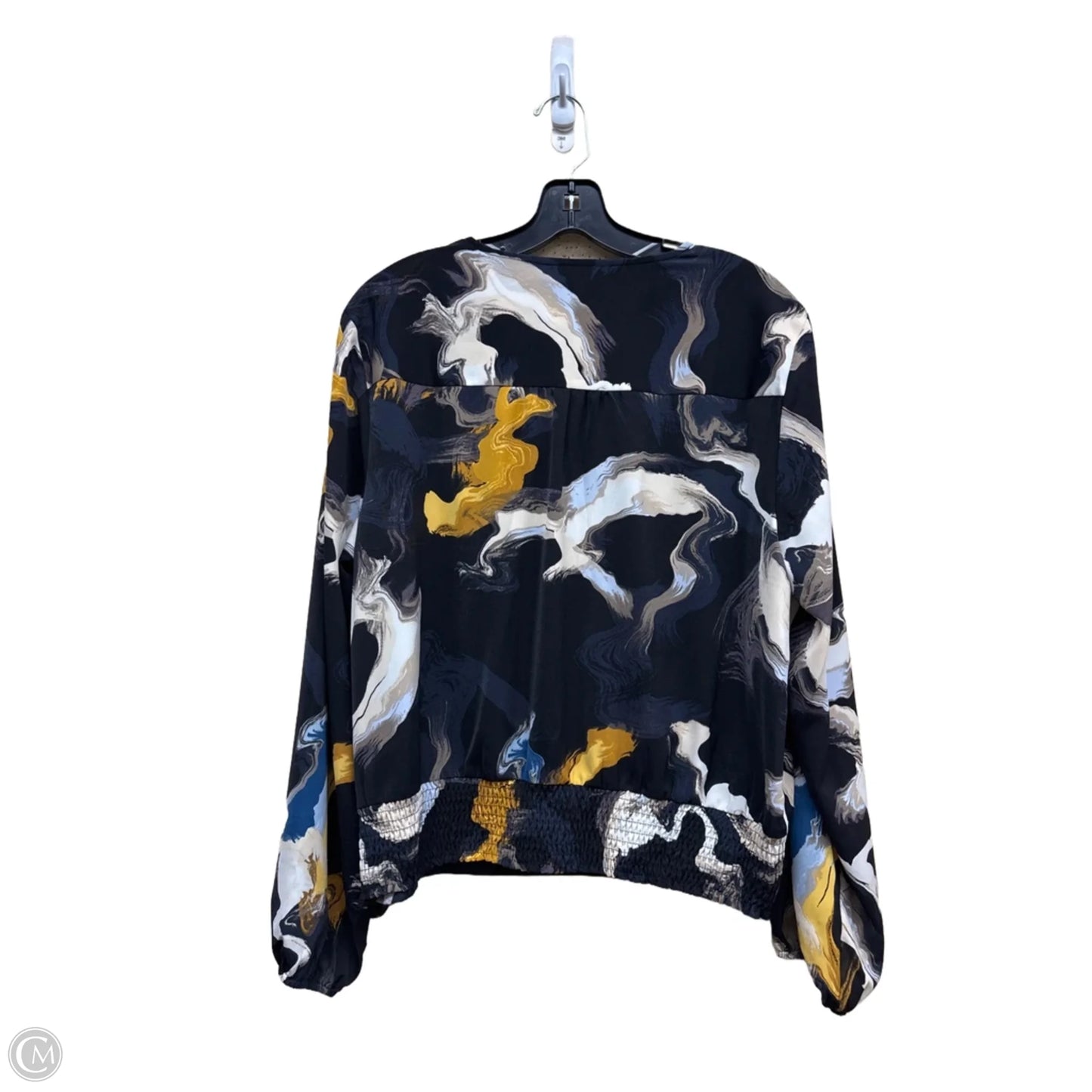 Top Long Sleeve By Nine West In Multi-colored, Size: Xl