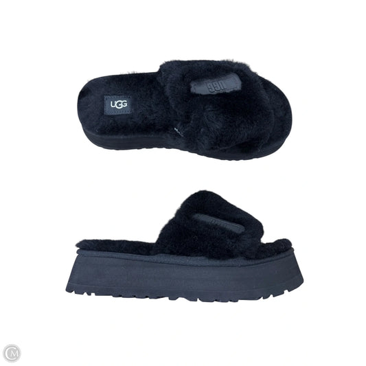 Sandals Designer By Ugg In Black, Size: 6