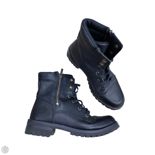 Boots Ankle Flats By Harley Davidson In Black, Size: 9