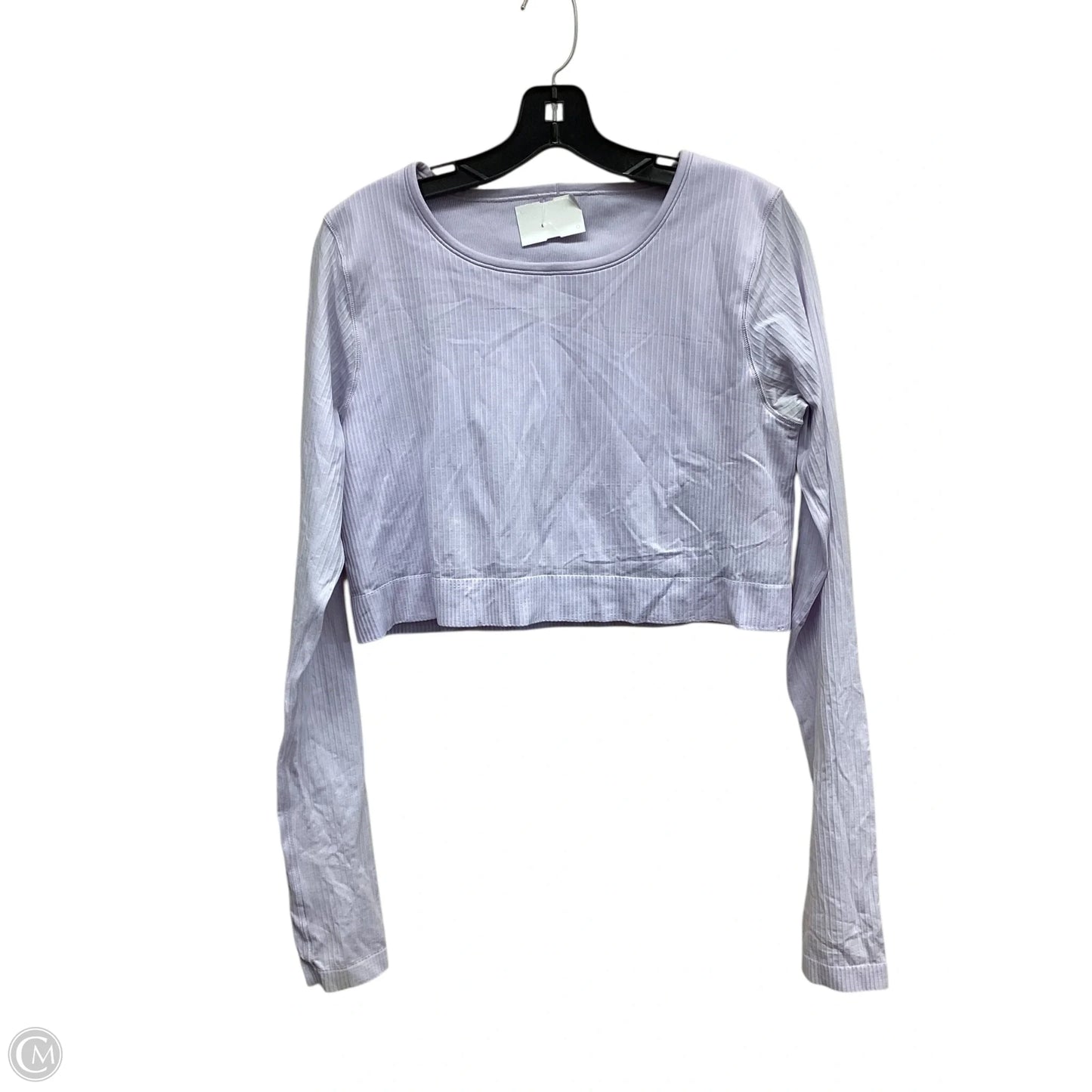 Athletic Top Long Sleeve Crewneck By Lululemon In Purple, Size: 14