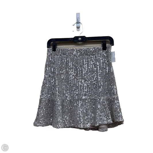 Skirt Mini & Short By Bb Dakota In Silver, Size: S