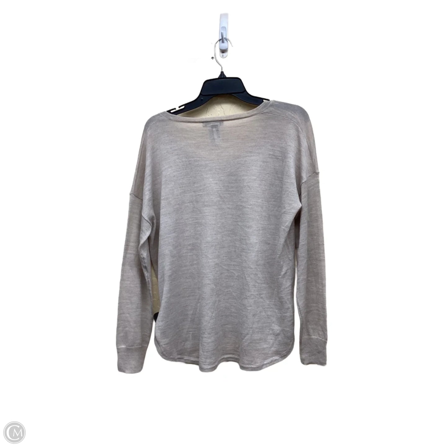 Top Long Sleeve By Madewell In Pink, Size: M