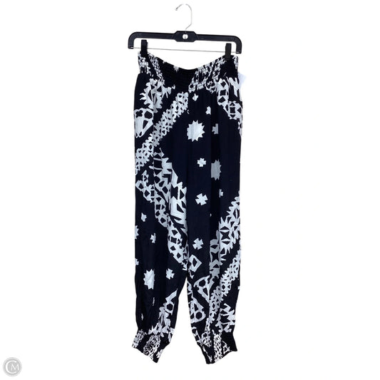 Pants Joggers By Anthropologie In Black & White, Size: S