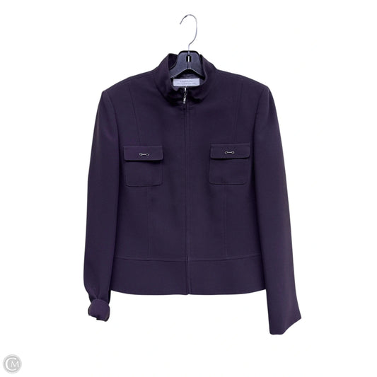 Blazer By Tahari By Arthur Levine In Purple, Size: 12