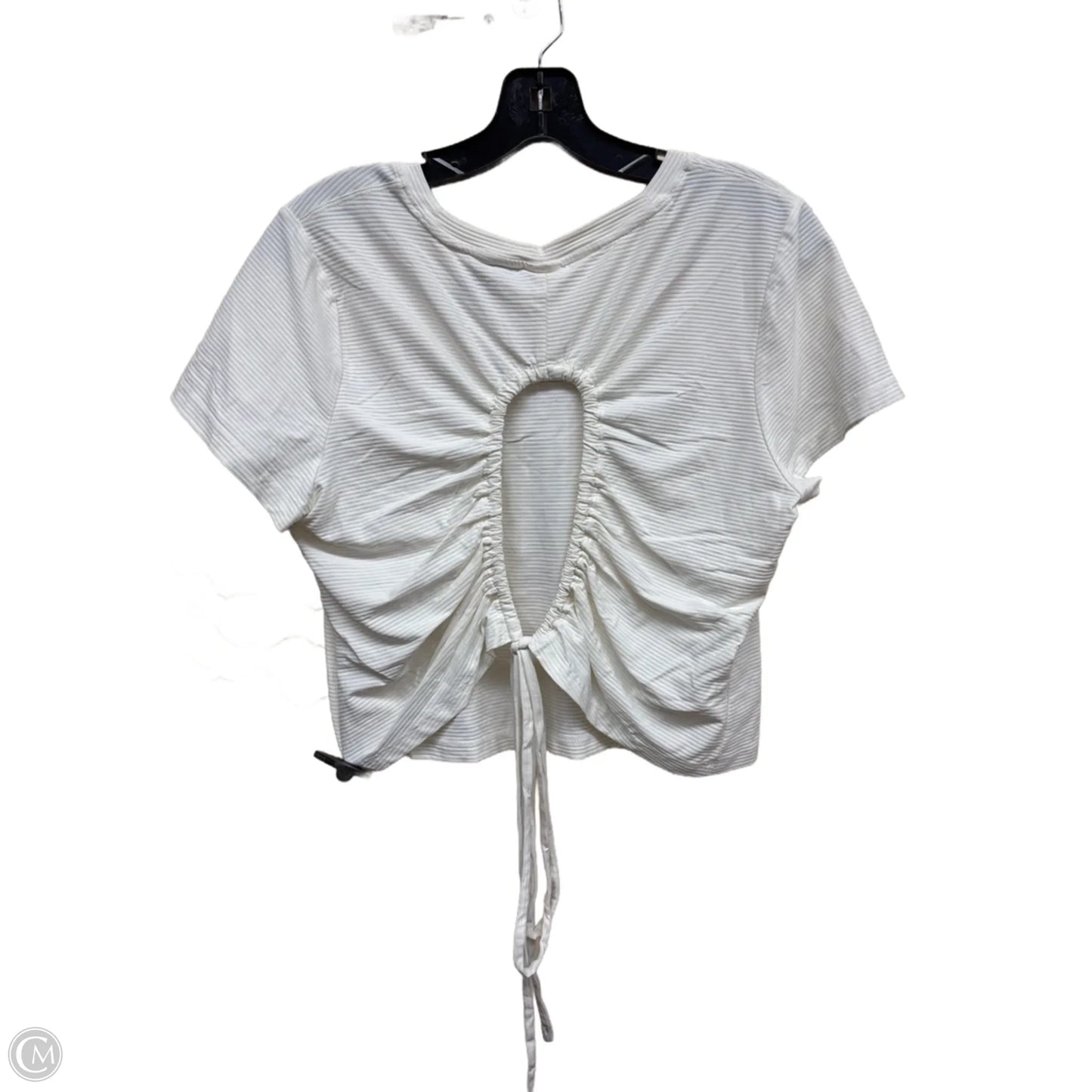 Athletic Top Short Sleeve By Calia In White, Size: Xl
