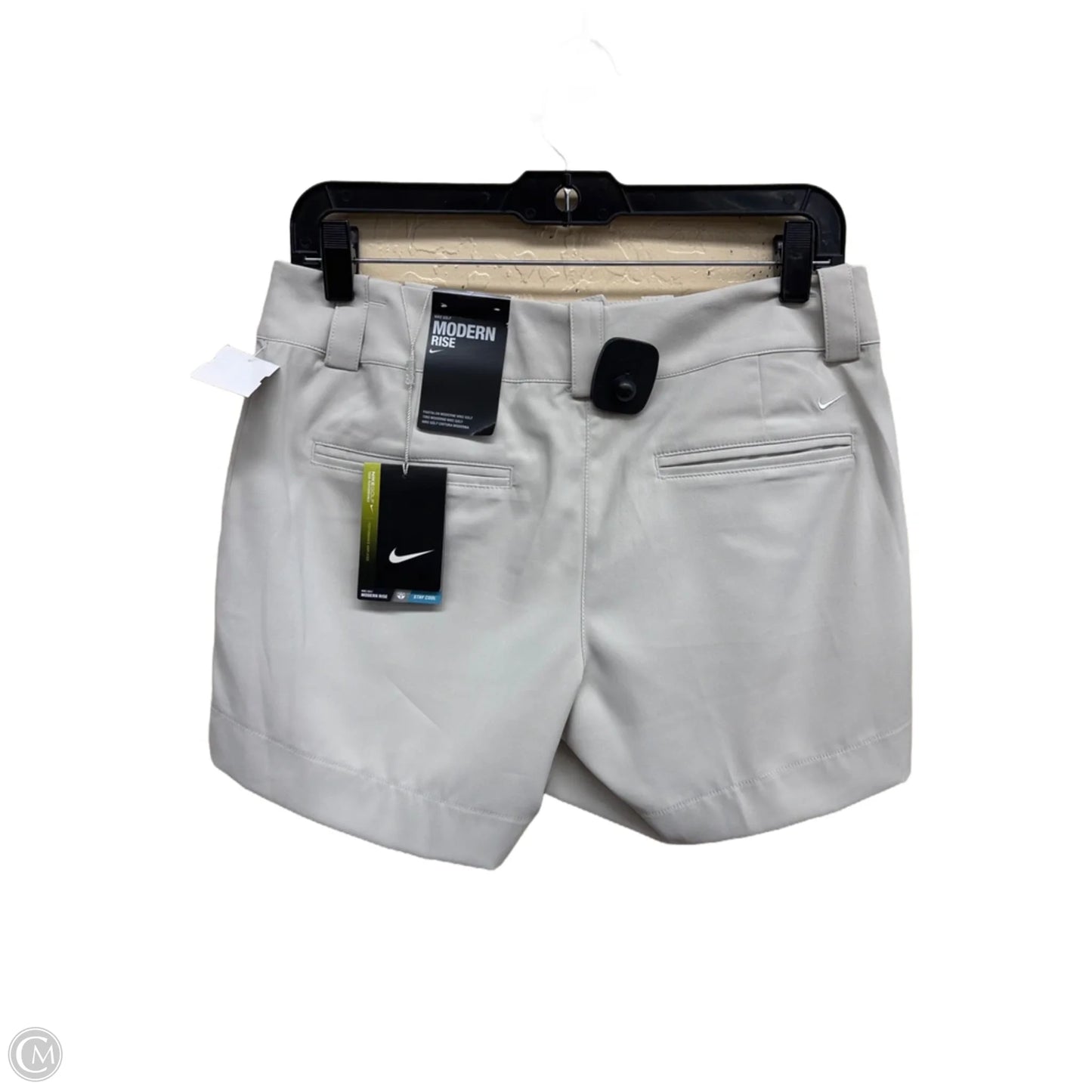 Athletic Shorts By Nike Apparel In Beige, Size: 4