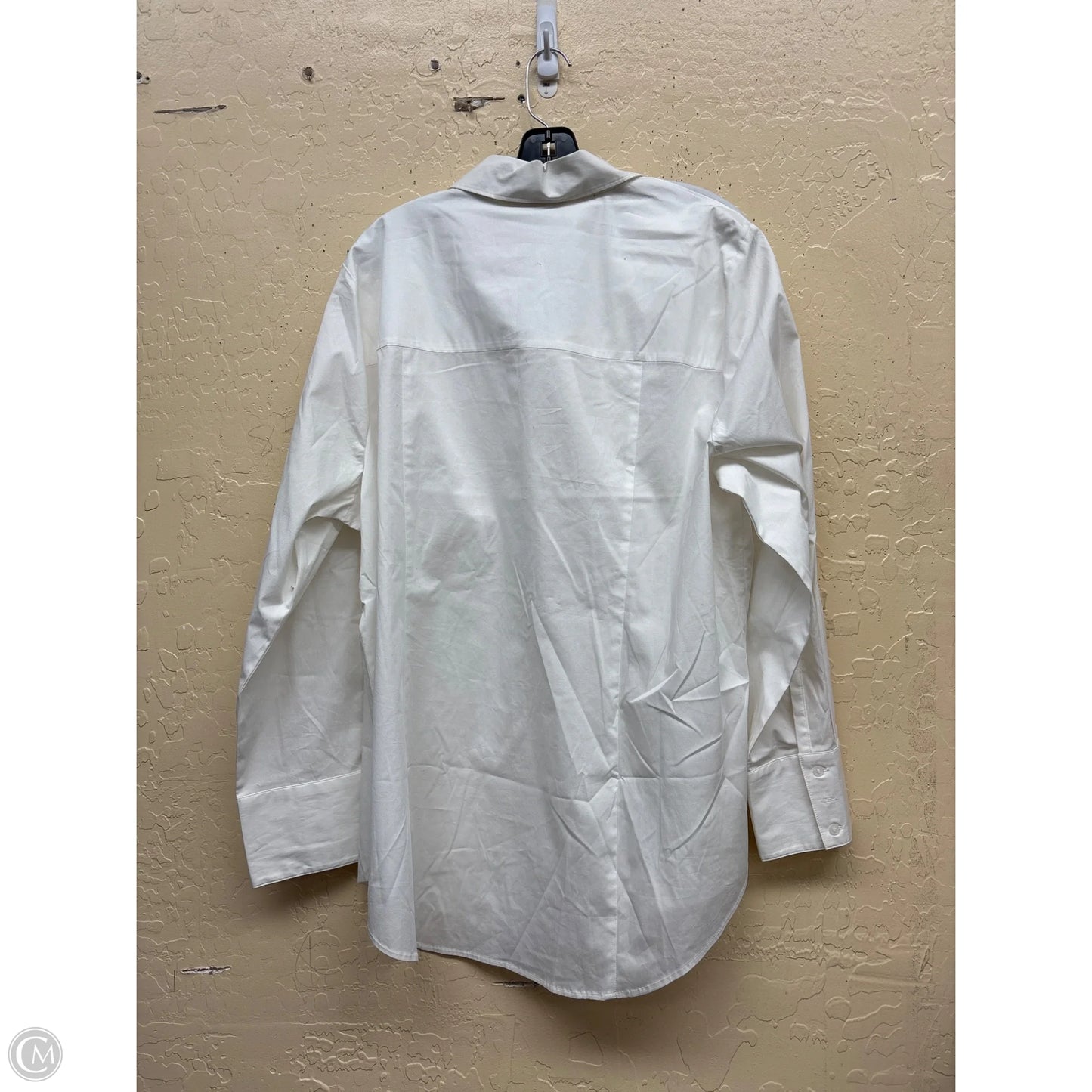 Top Long Sleeve By Lane Bryant In White, Size: 24