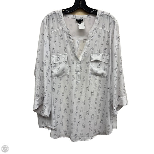 Top Long Sleeve By Torrid In Animal Print, Size: 3x