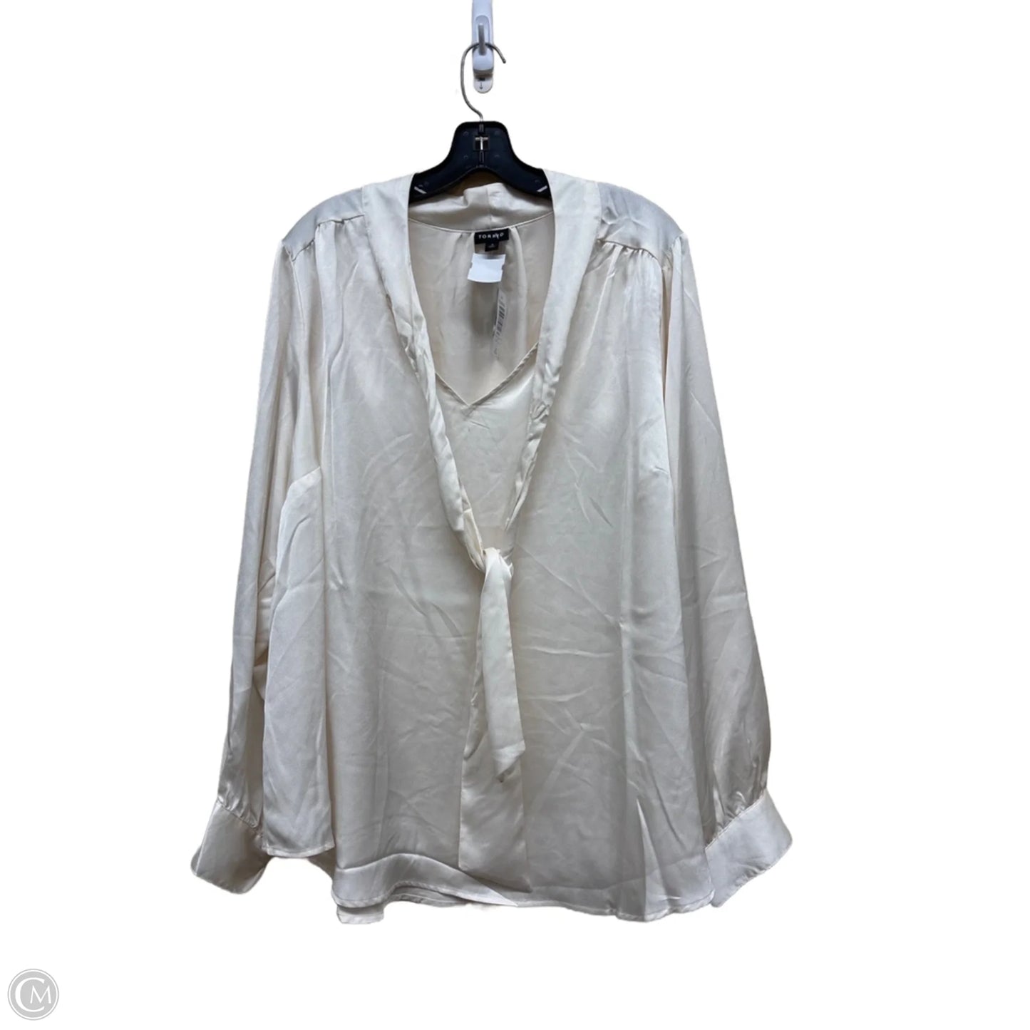 Top Long Sleeve By Torrid In Beige, Size: 3x