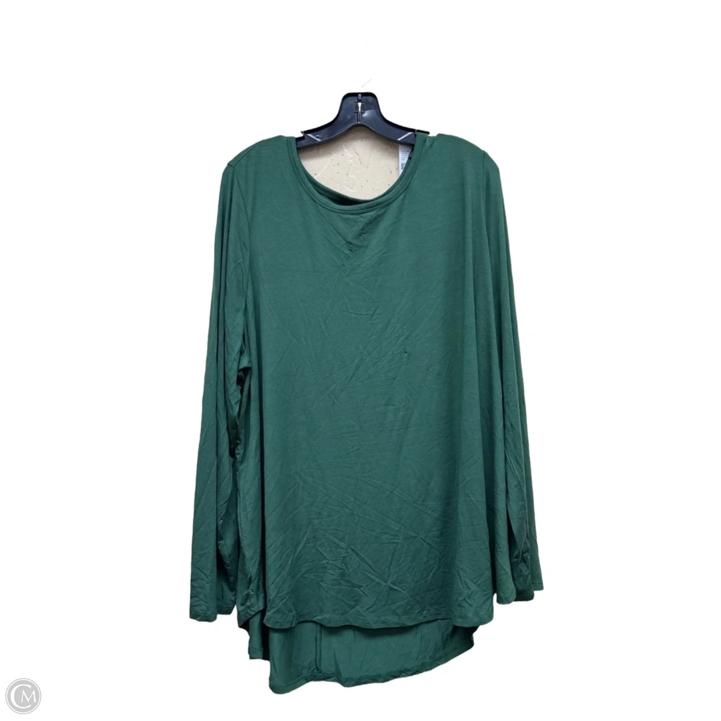 Top Long Sleeve By Lane Bryant In Green, Size: 22