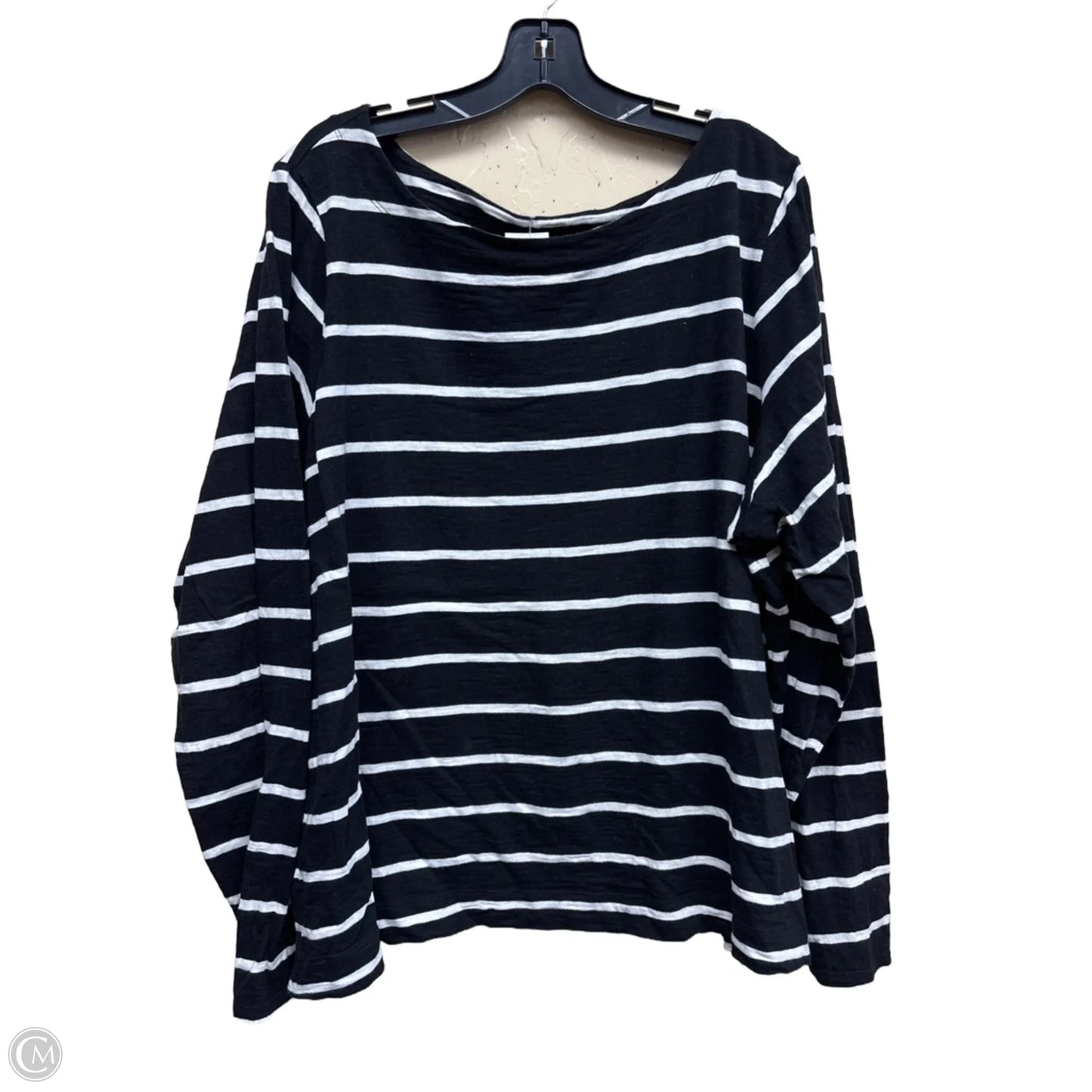 Top Long Sleeve By Old Navy In Striped Pattern, Size: Xxl
