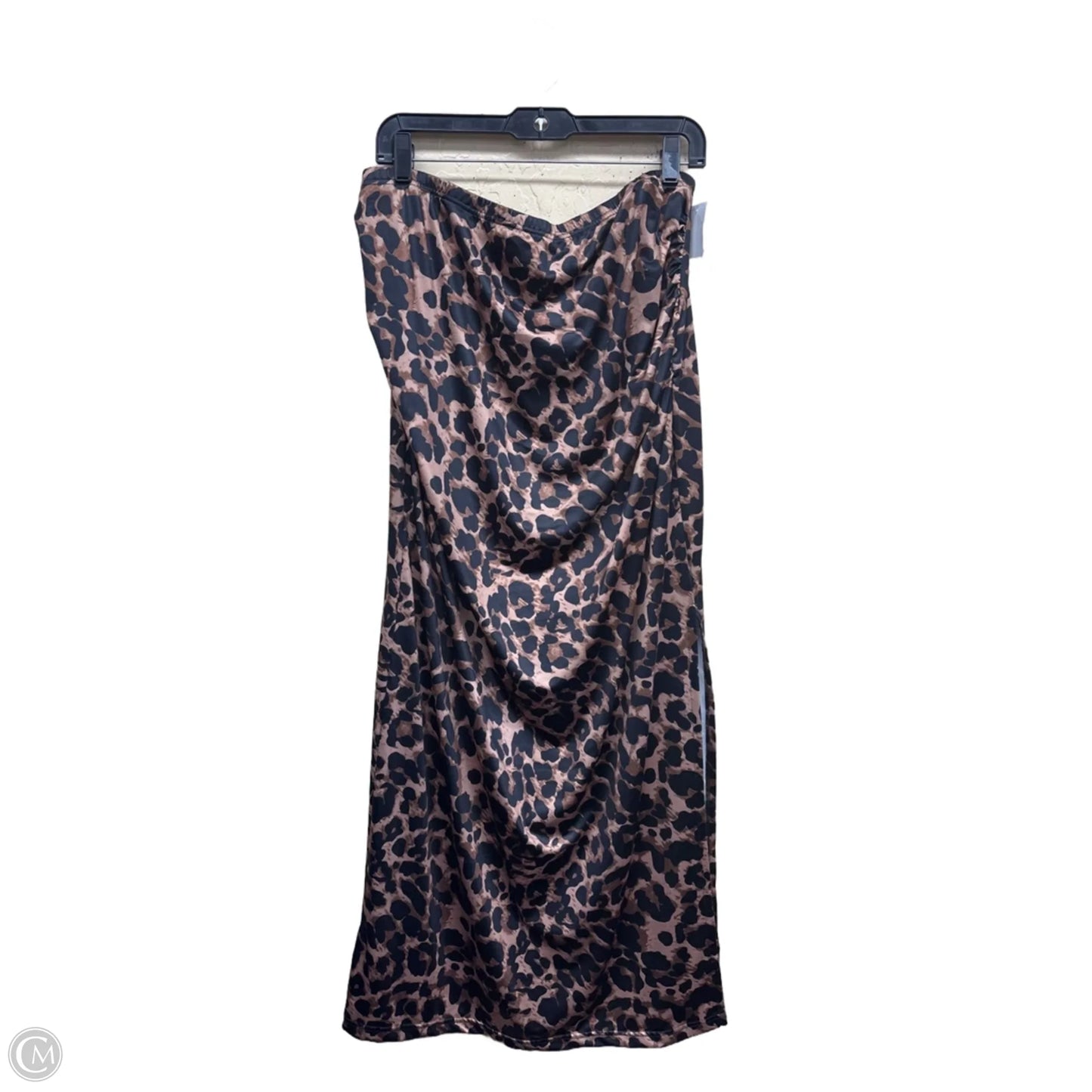 Skirt Maxi By Shein In Animal Print, Size: 2x