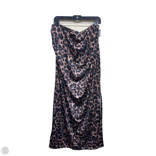 Skirt Maxi By Shein In Animal Print, Size: 2x