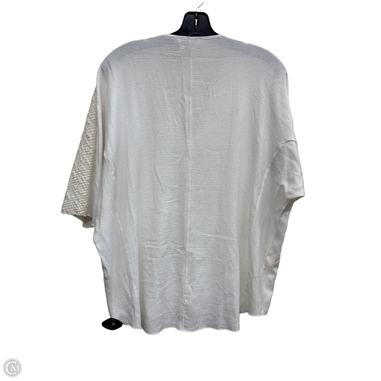 Top Short Sleeve By Zara In Beige, Size: M