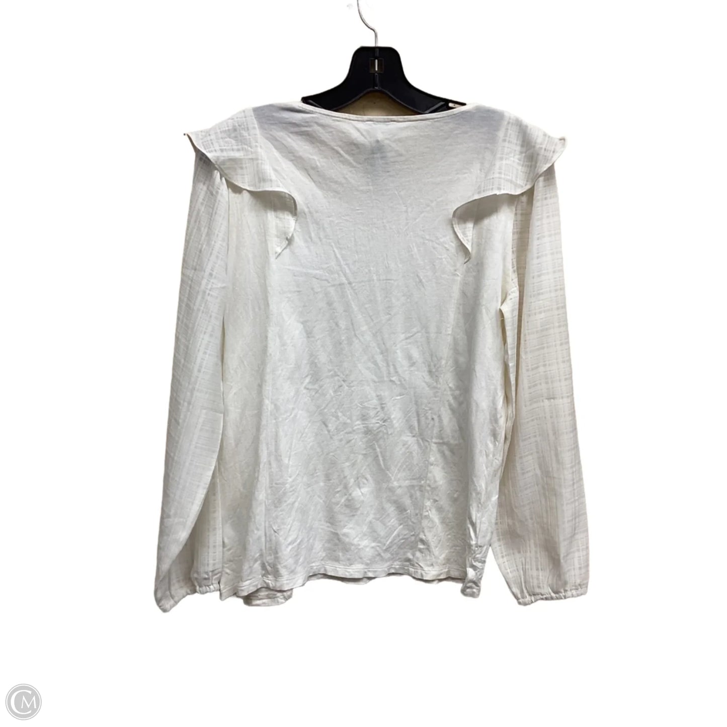 Top Long Sleeve By J. Crew In Beige, Size: S