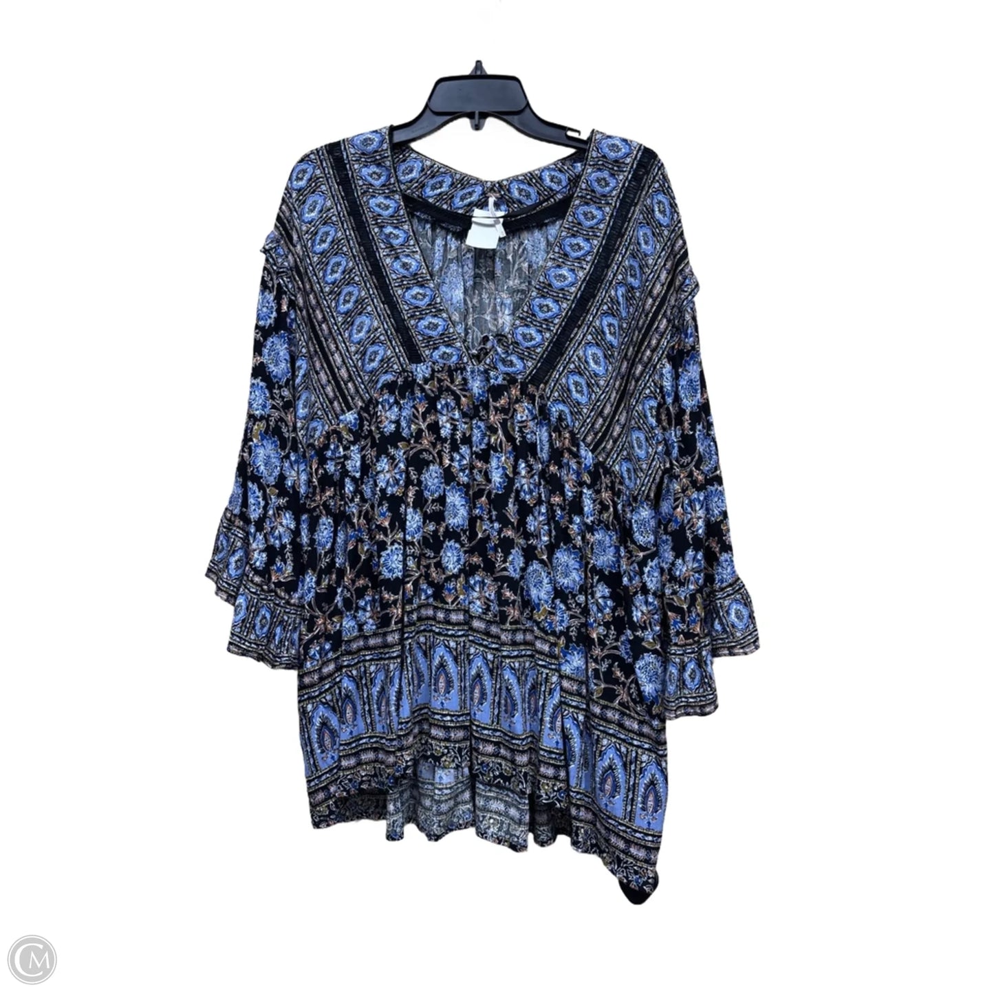 Top Long Sleeve By Free People In Multi-colored, Size: M