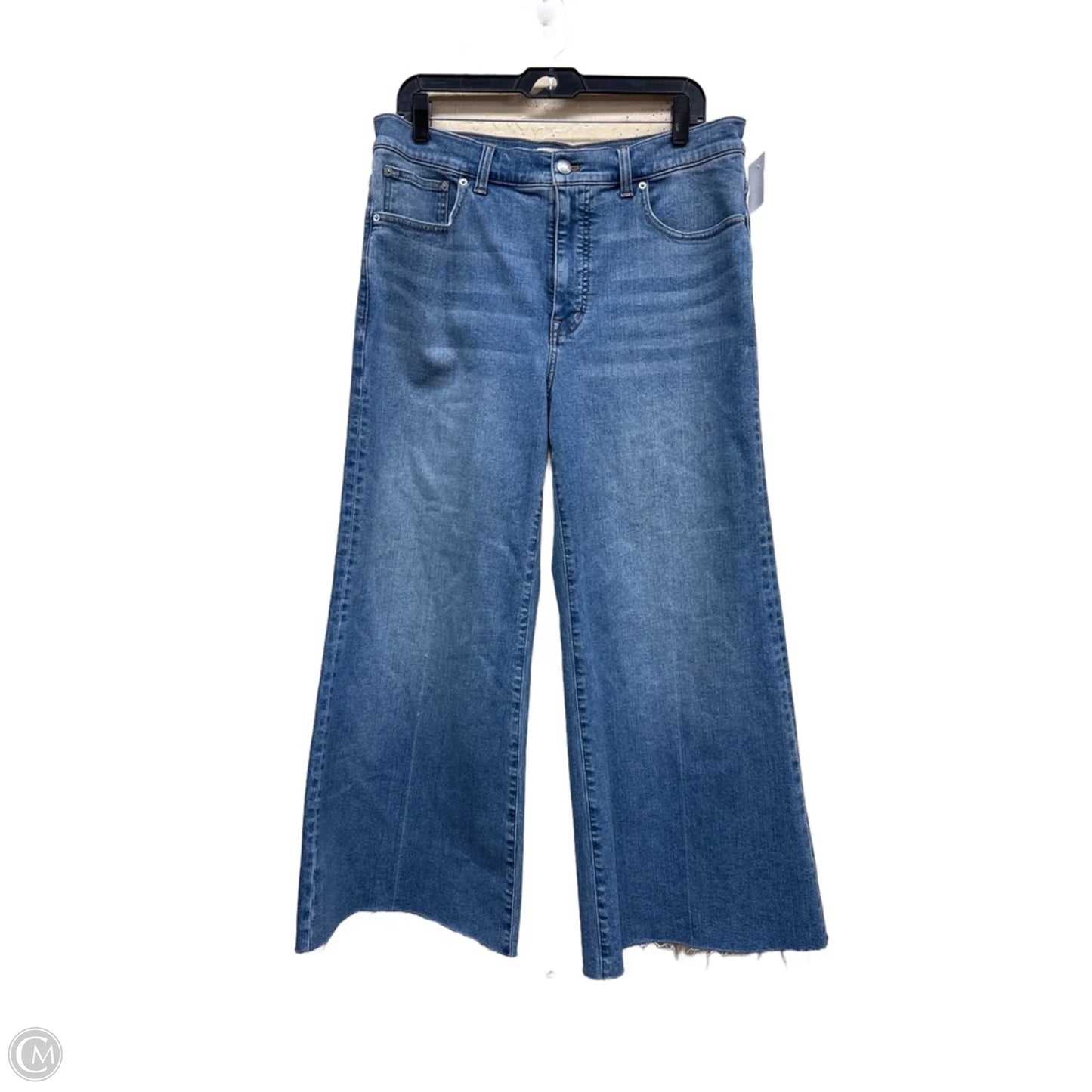 Jeans Wide Leg By Madewell In Blue Denim, Size: 12