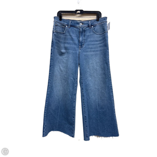 Jeans Wide Leg By Madewell In Blue Denim, Size: 12