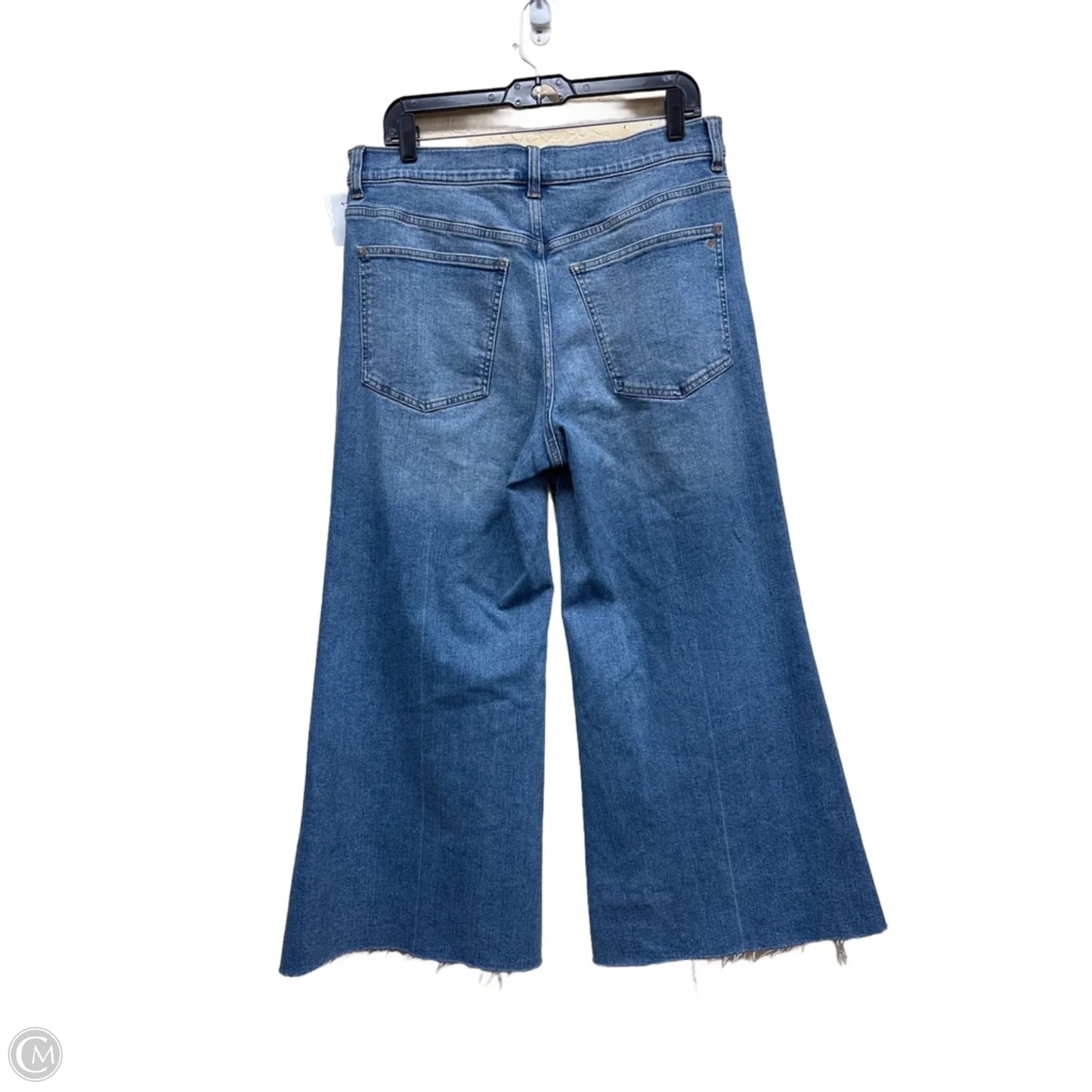 Jeans Wide Leg By Madewell In Blue Denim, Size: 12