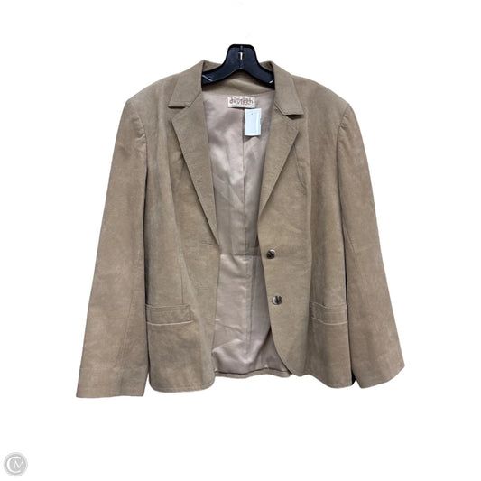 Blazer By Clothes Mentor In Brown