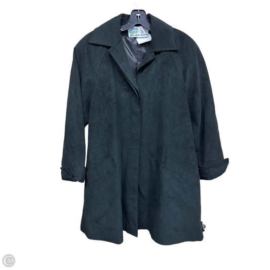 Coat Trench Coat By Clothes Mentor In Green, Size: 6