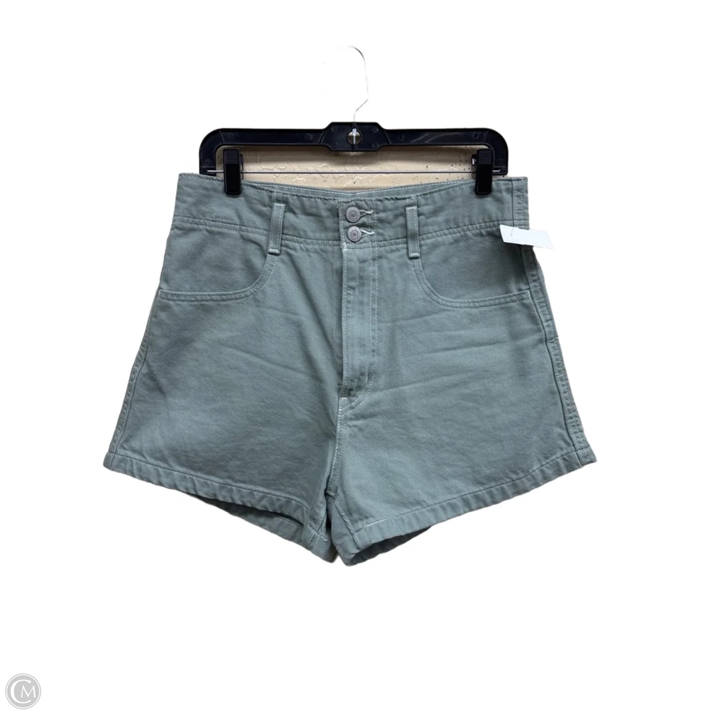 Shorts By Levis In Green Denim, Size: 10