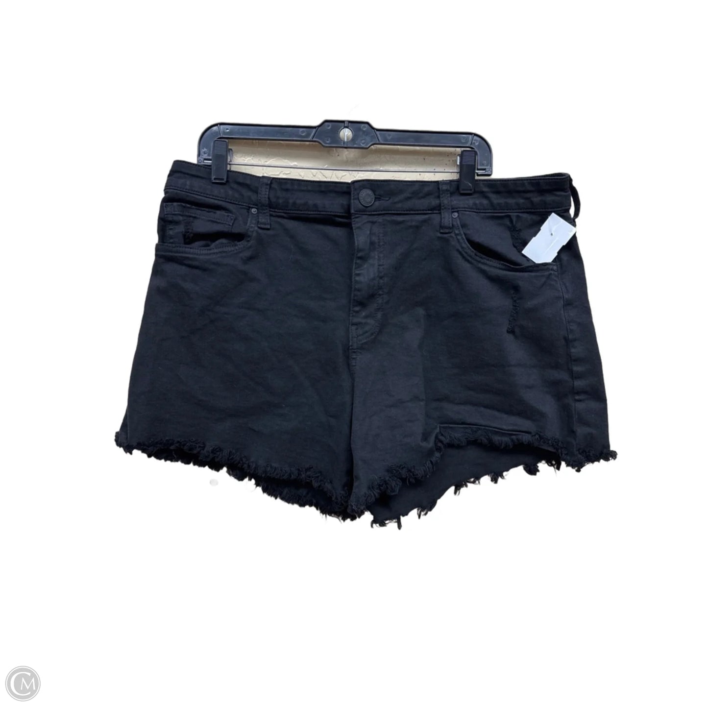 Shorts By Kut In Black Denim, Size: 14