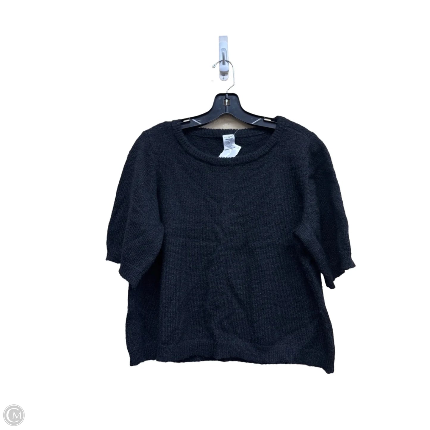 Sweater Short Sleeve By Melrose And Market In Black, Size: Xxl