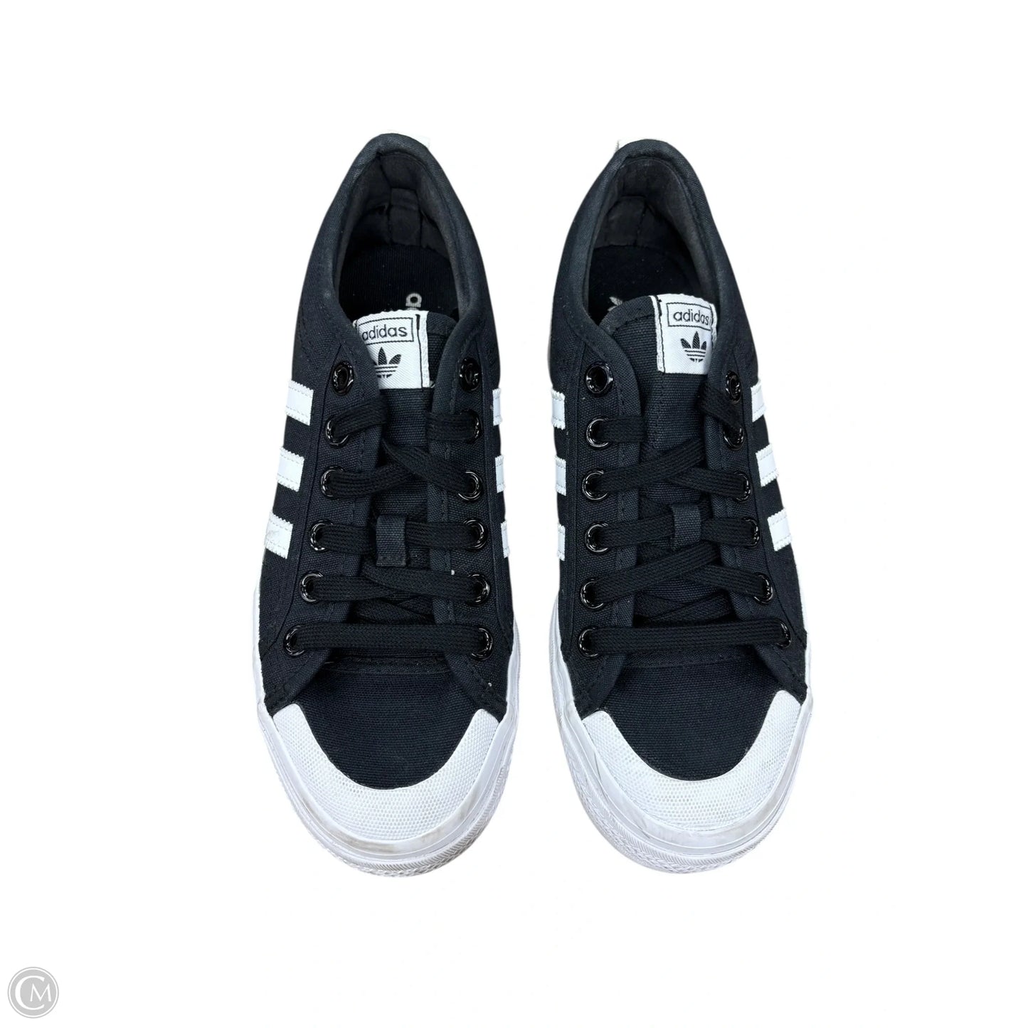Shoes Sneakers By Adidas In Black & White, Size: 7